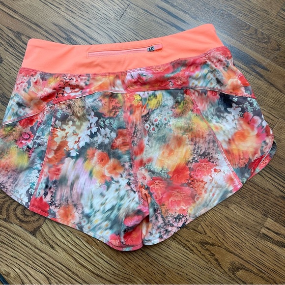 athlete girl run the world 3" shorts sz L 12 - Picture 3 of 4